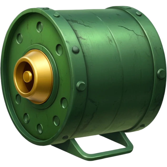 green military mine emoji