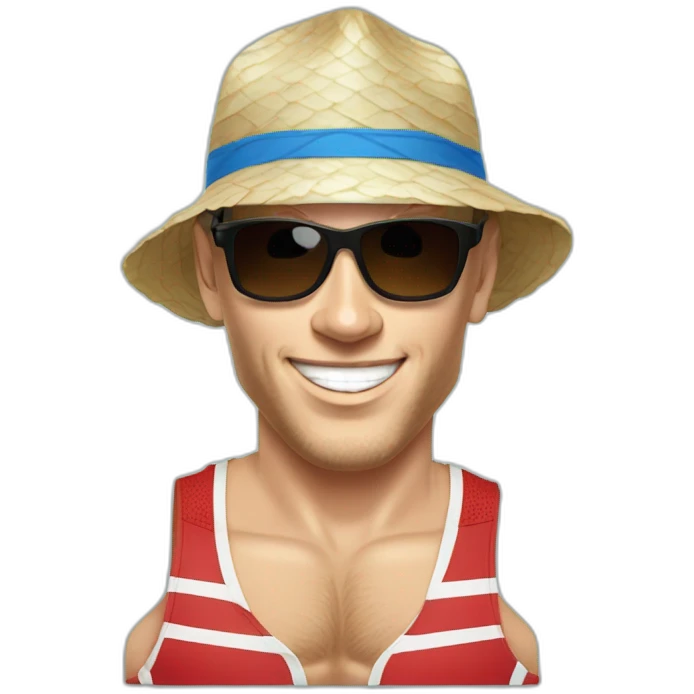 Jonathan Toews as a beach bum  emoji