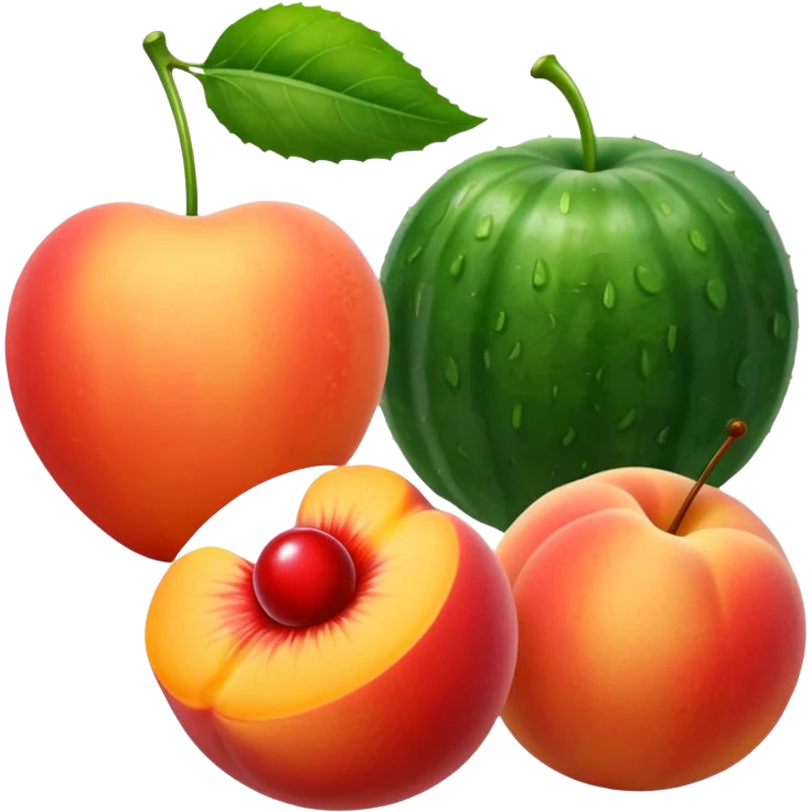 🍑🍒🥒 emoji