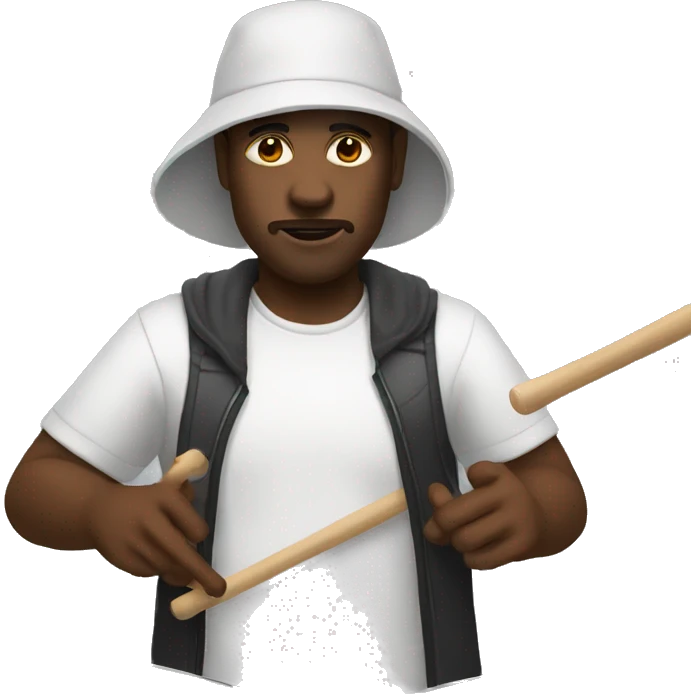 Drummed person emoji