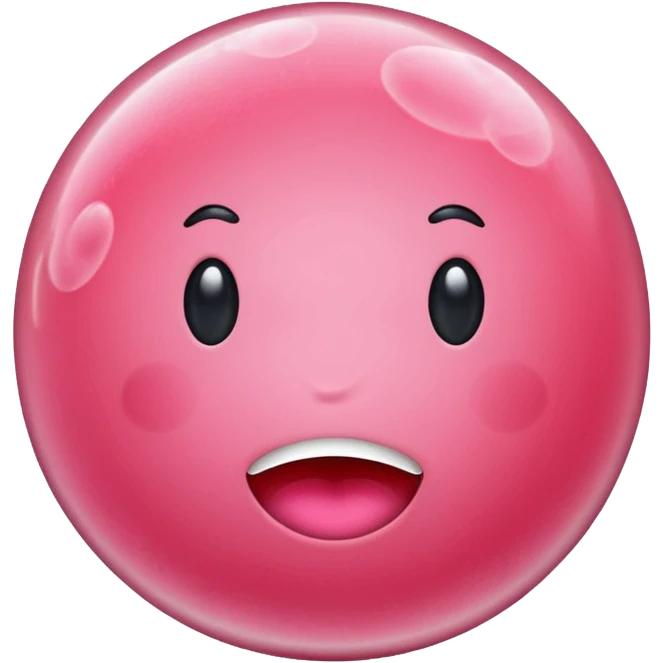watermelon bubble gum emoji