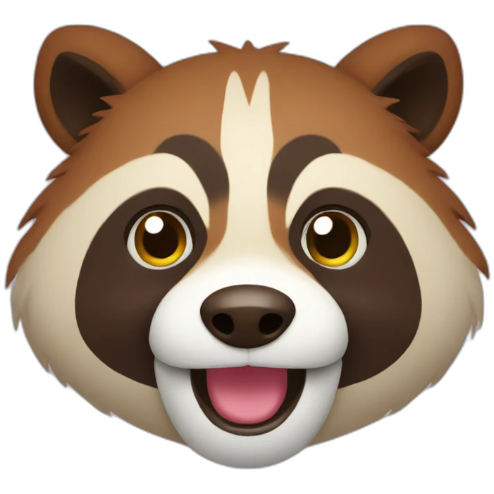 tanuki-face-happy emoji