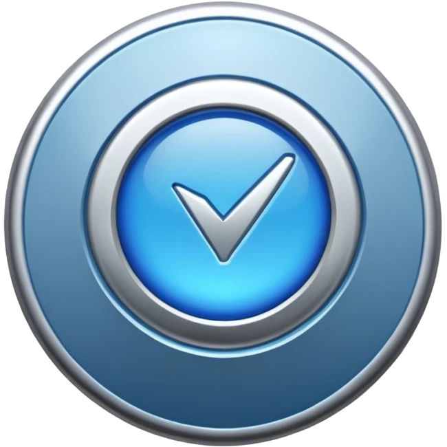 Blue tick badge emoji