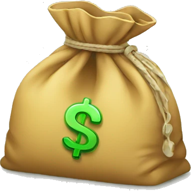 bag with money emoji
