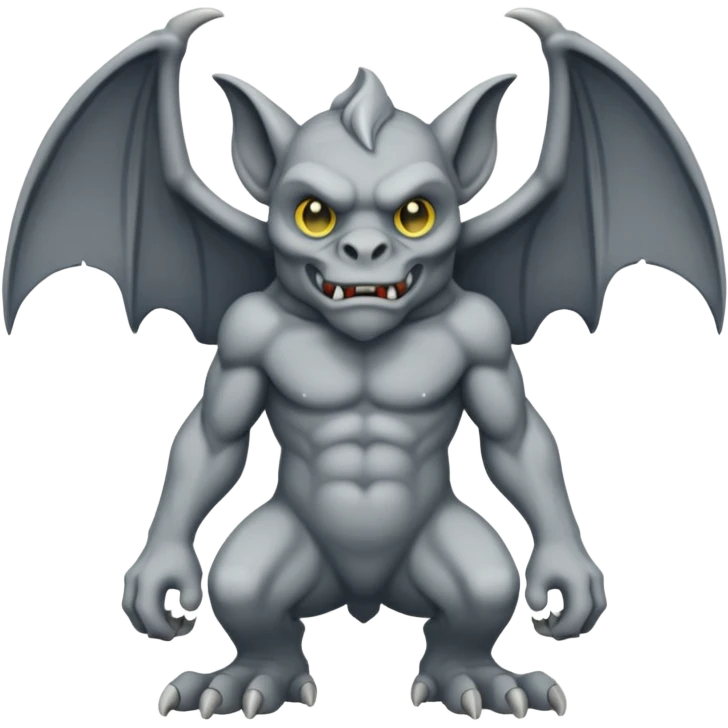 Gargoyle, full body emoji