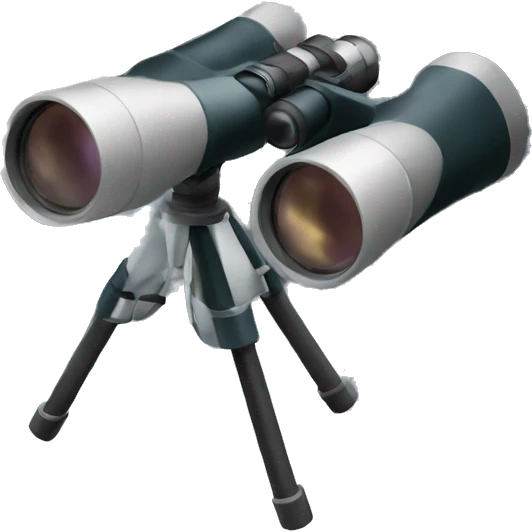 moon with binoculars emoji