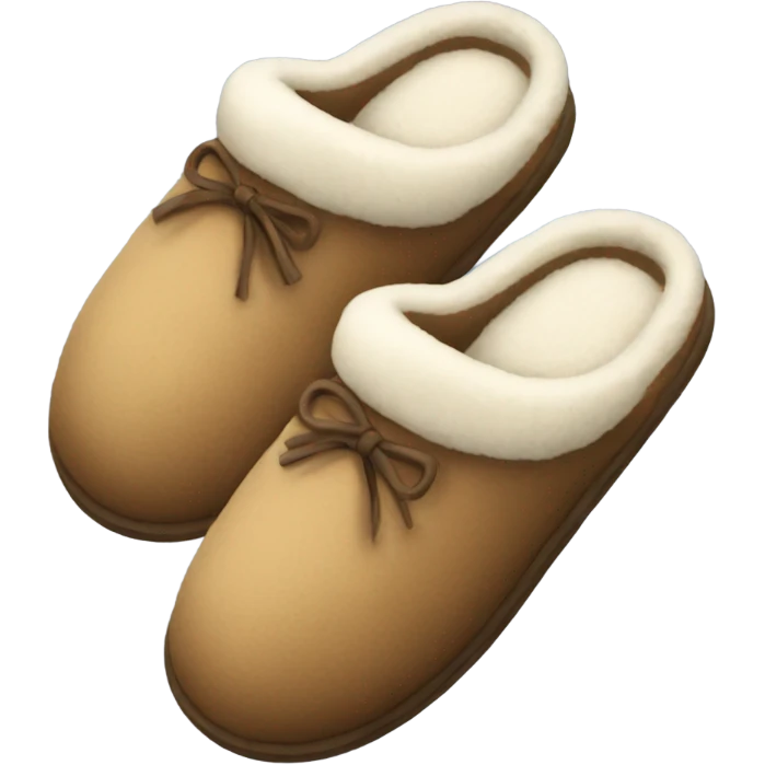 cozy slippers emoji