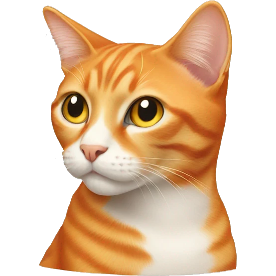 Orange cat emoji