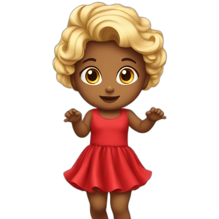 baby-dance-reddress emoji