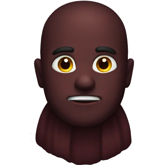 Dark red emoji