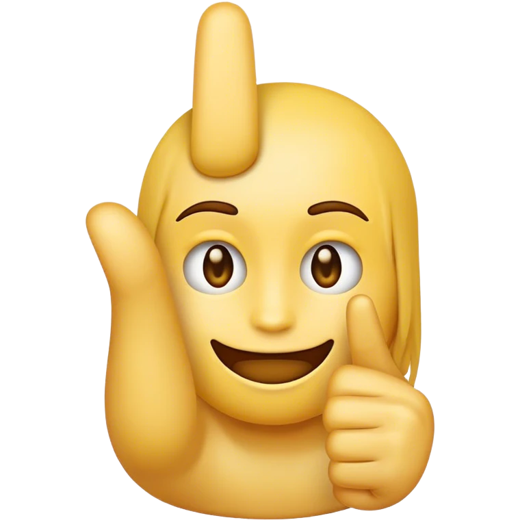 emoji holing up the middle finger  emoji