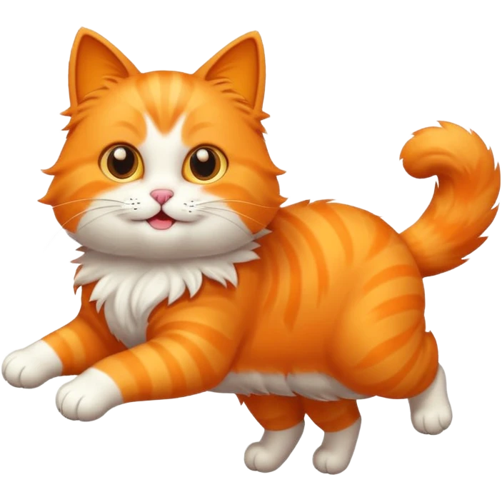 Flying cat emoji