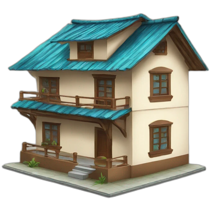 house and street Philippines emoji