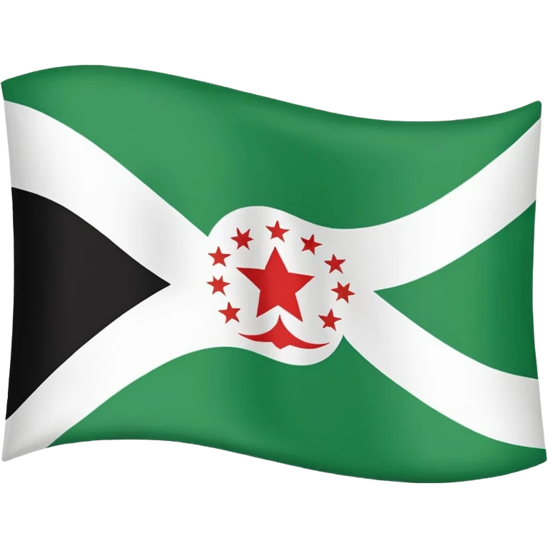 Just do a simple flag I want to put in my bio. Have u seen the panjshir flag do that it’s not in the emojis but make it exactly like the picture don’t add anything else. something on the middle search it up and make it in a shape of flag like the emojis no it’s goes like green on  emoji