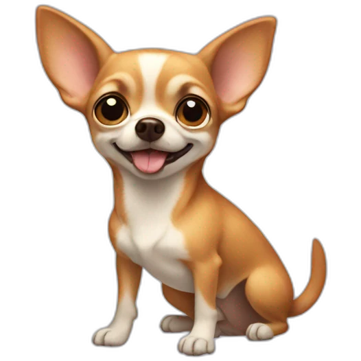Chihuahua in little mermaid  emoji