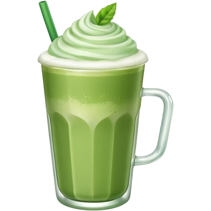 ice matcha latte emoji