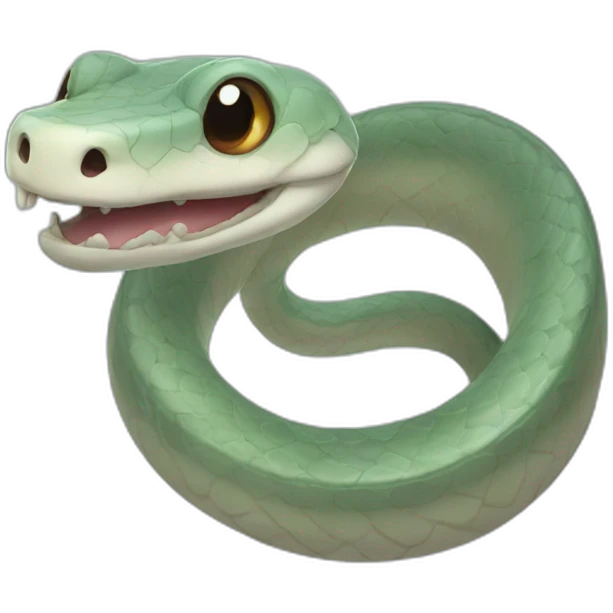 Ghost snake emoji