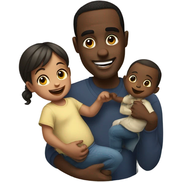 Diddy with child  emoji