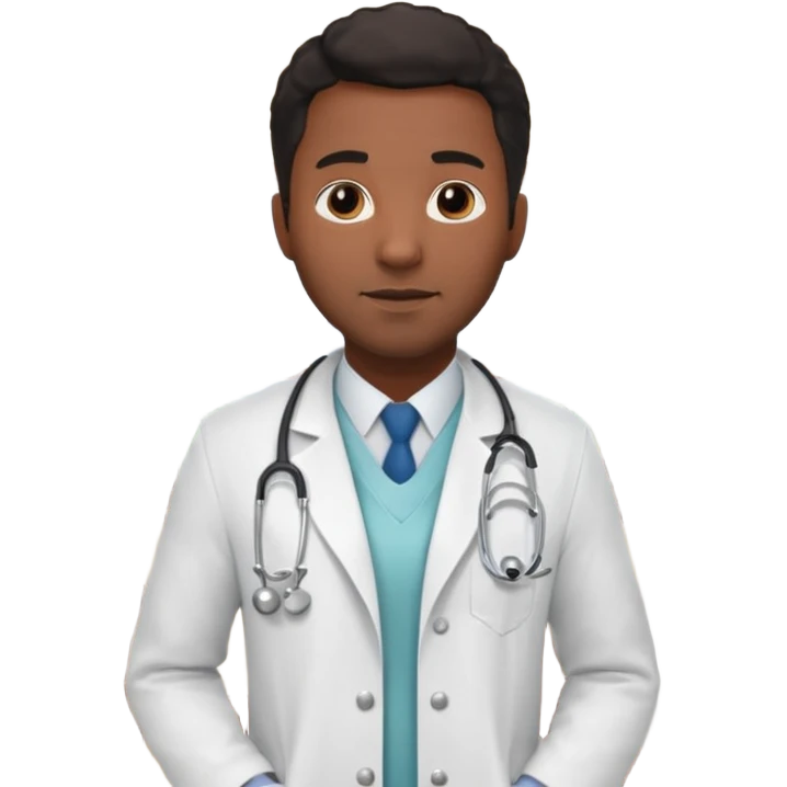 black male hotel doctor emoji