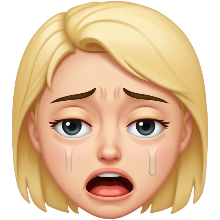 Woke liberal crying emoji