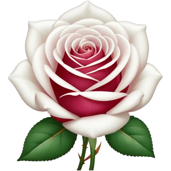 Rose blanche emoji