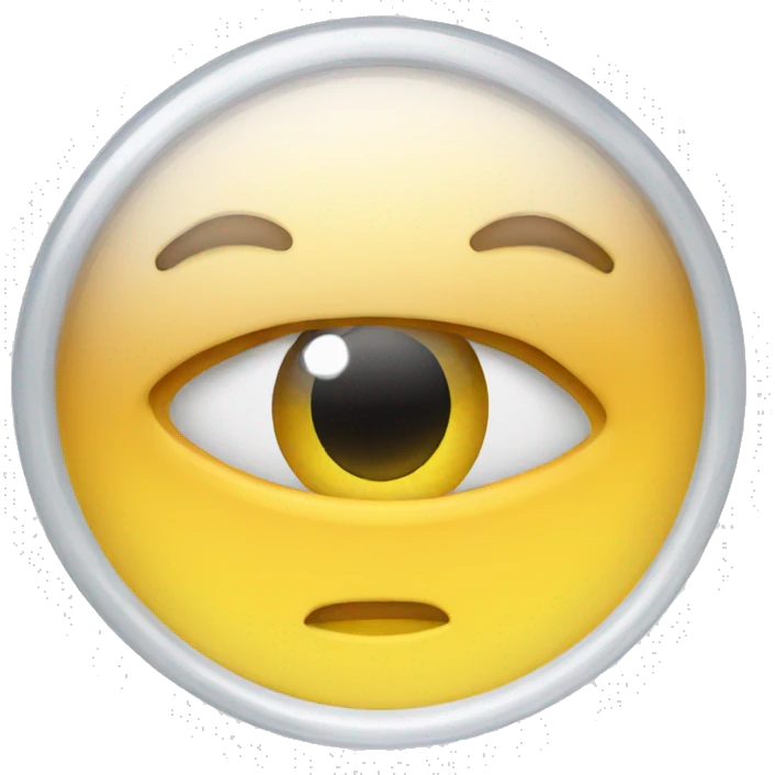 transparent contact lens case emoji