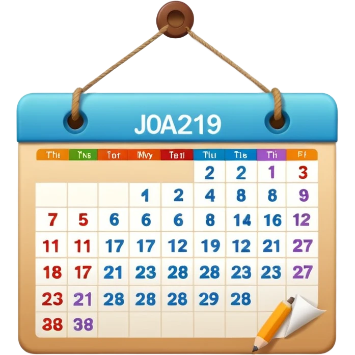 calendar emoji