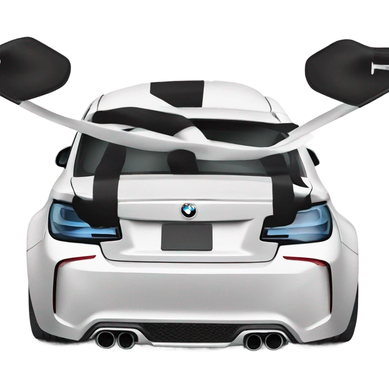 m2 bmw white big emoji