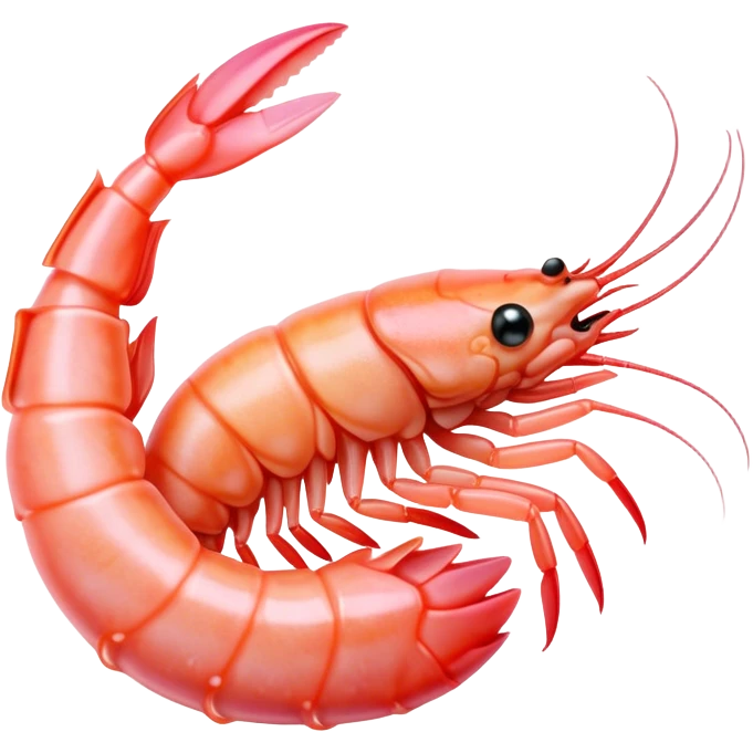 Cinematic glistening shrimp, pink and juicy, slightly curled with a light char, served with lemon wedges, ultra-detailed and fresh, warm glowing background. emoji