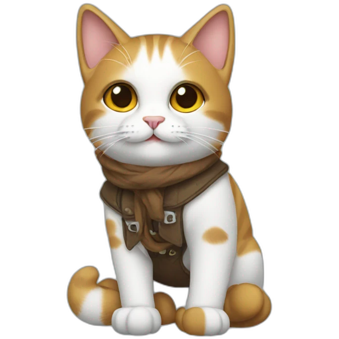 Cat wearing boots emoji