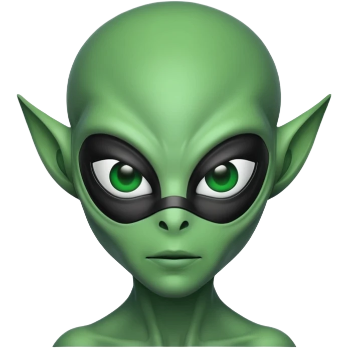 the masked alien emoji
