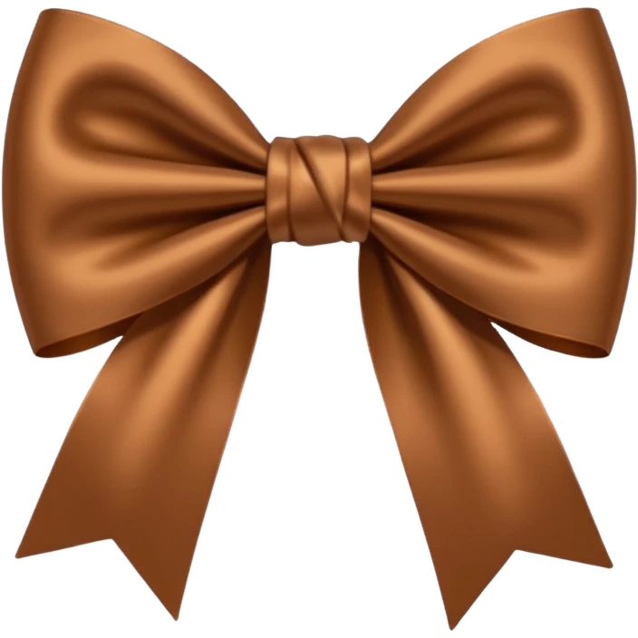  Brown bow emoji