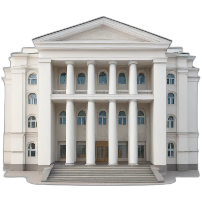 Building of National library in Minsk emoji