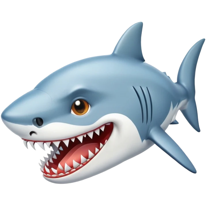 A dog with shark head emoji