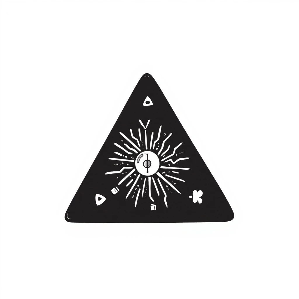 AI in a form of triangle emoji