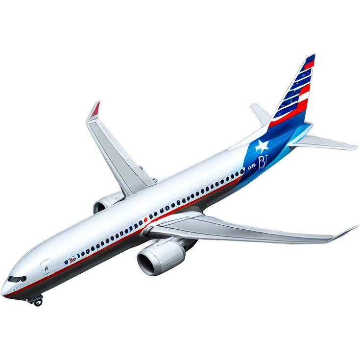  737 Max 8 American Airlines  emoji
