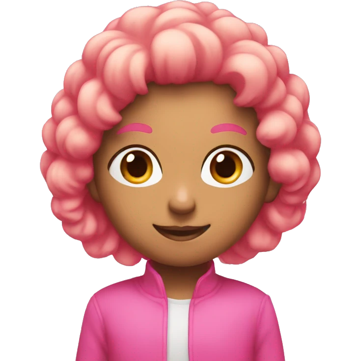 A word is Power with pink and puffy emoji