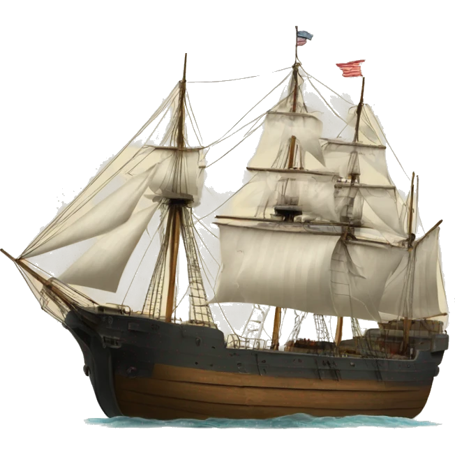 19th century cargo ship emoji