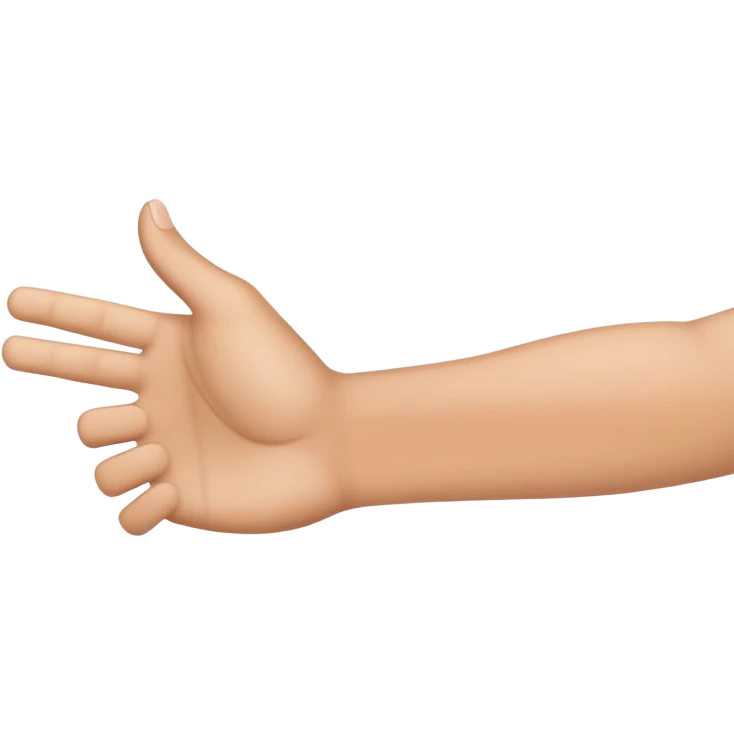 person pushing an invisible wall, side view emoji