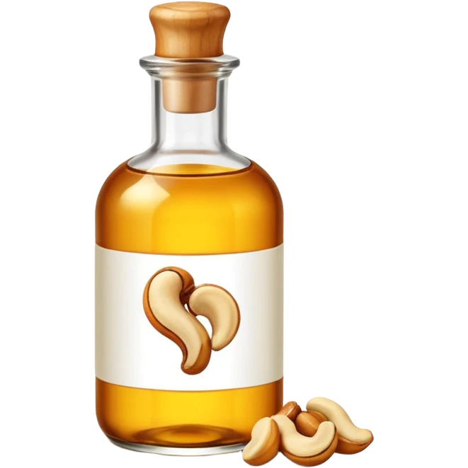 bottle of cashew oil emoji