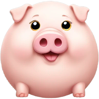 Fat pig emoji