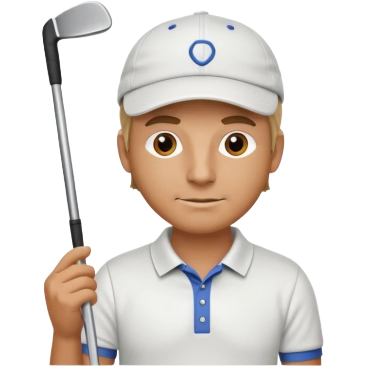 man golfer emoji