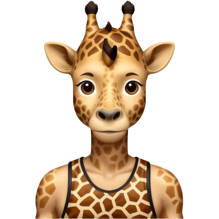 athlete player giraffe emoji