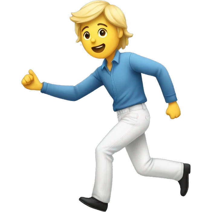 someone yeeting another person emoji