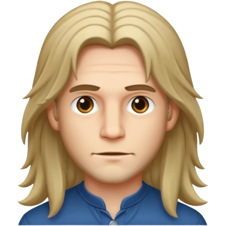 Leon con melena larga emoji