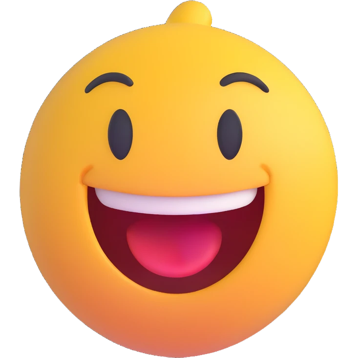 laughing face 3D emoji emoji