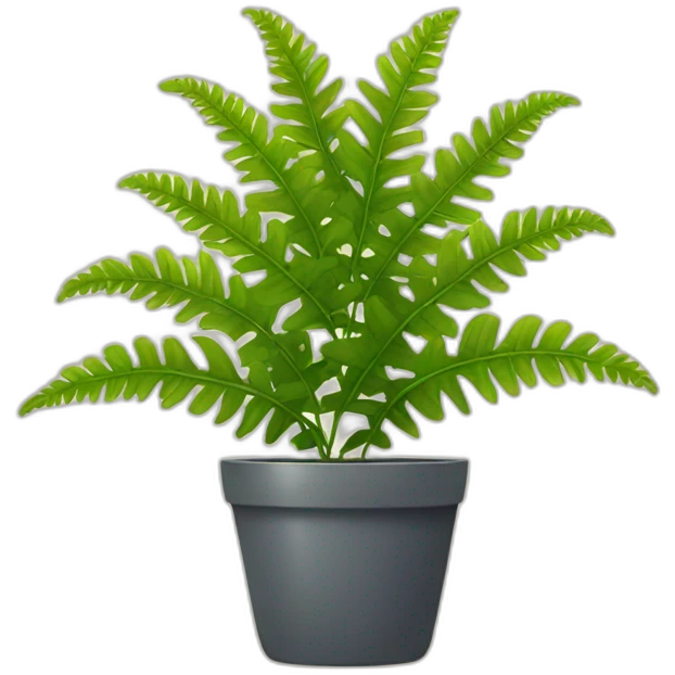 Fern in pot emoji