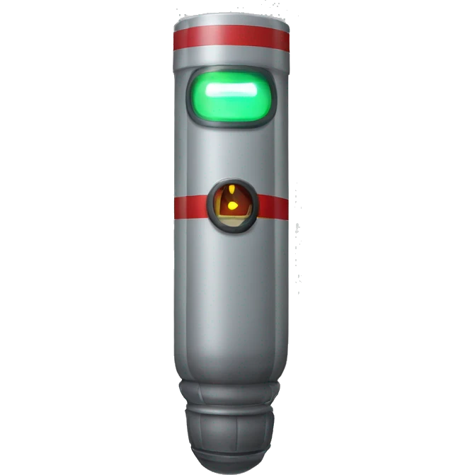 tube with laser light emoji