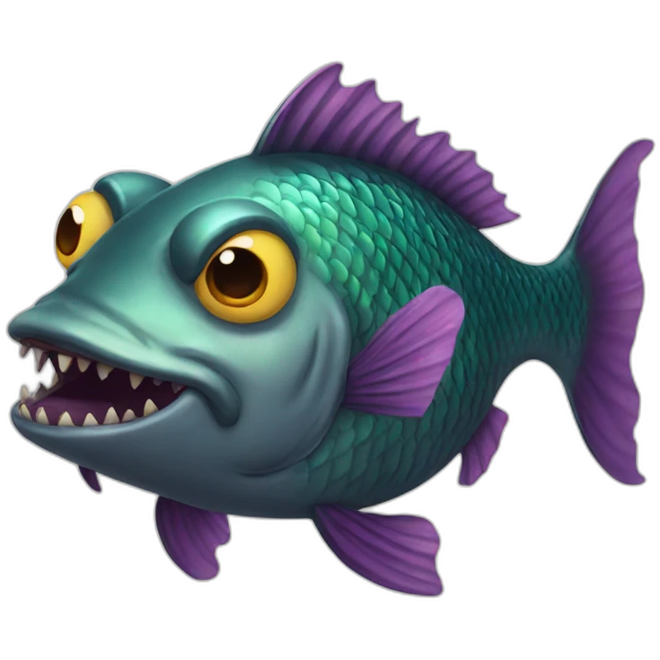 evil fish  emoji