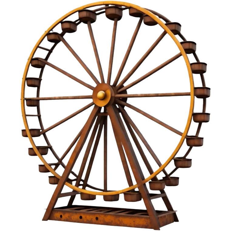 Brown ferris wheel emoji
